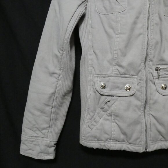 GUESS | xs - extra small | Stylish Light Grey Coat - Picture 6 of 16
